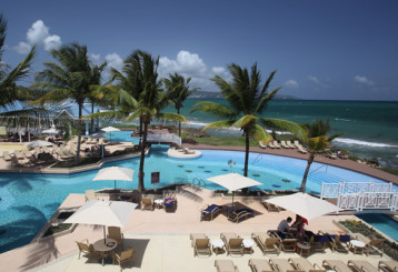 Overview of the Pool and Beach